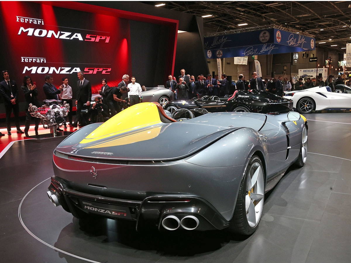04 Car Ferrari Sp1 Motor Show Paris