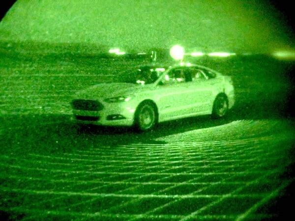 05 Ford Autonomous Fusion Lidar Night Driving