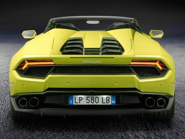 06 2017 Lanmborghini Huracan Rwd Spyder