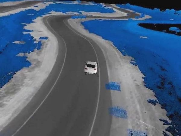 06 Ford Autonomous Fusion Lidar Night Driving