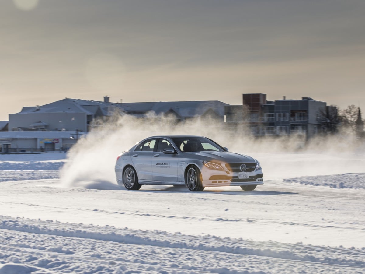 06 Mercedes Amg Winter Driving