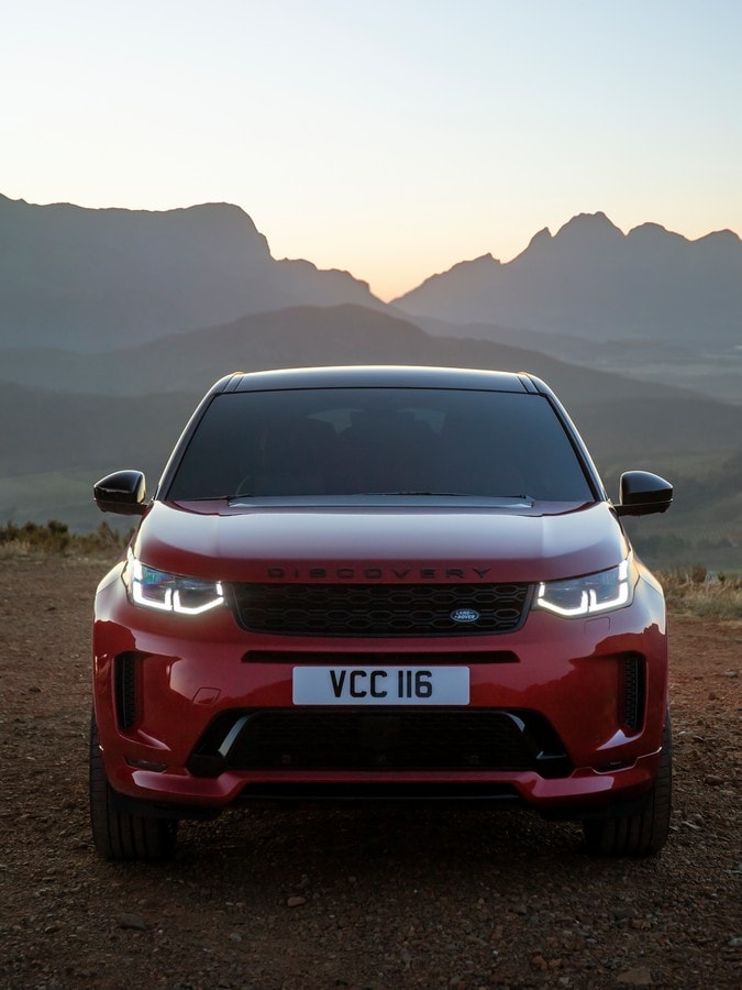 07 2020 Land Rover Discovery Sport Red