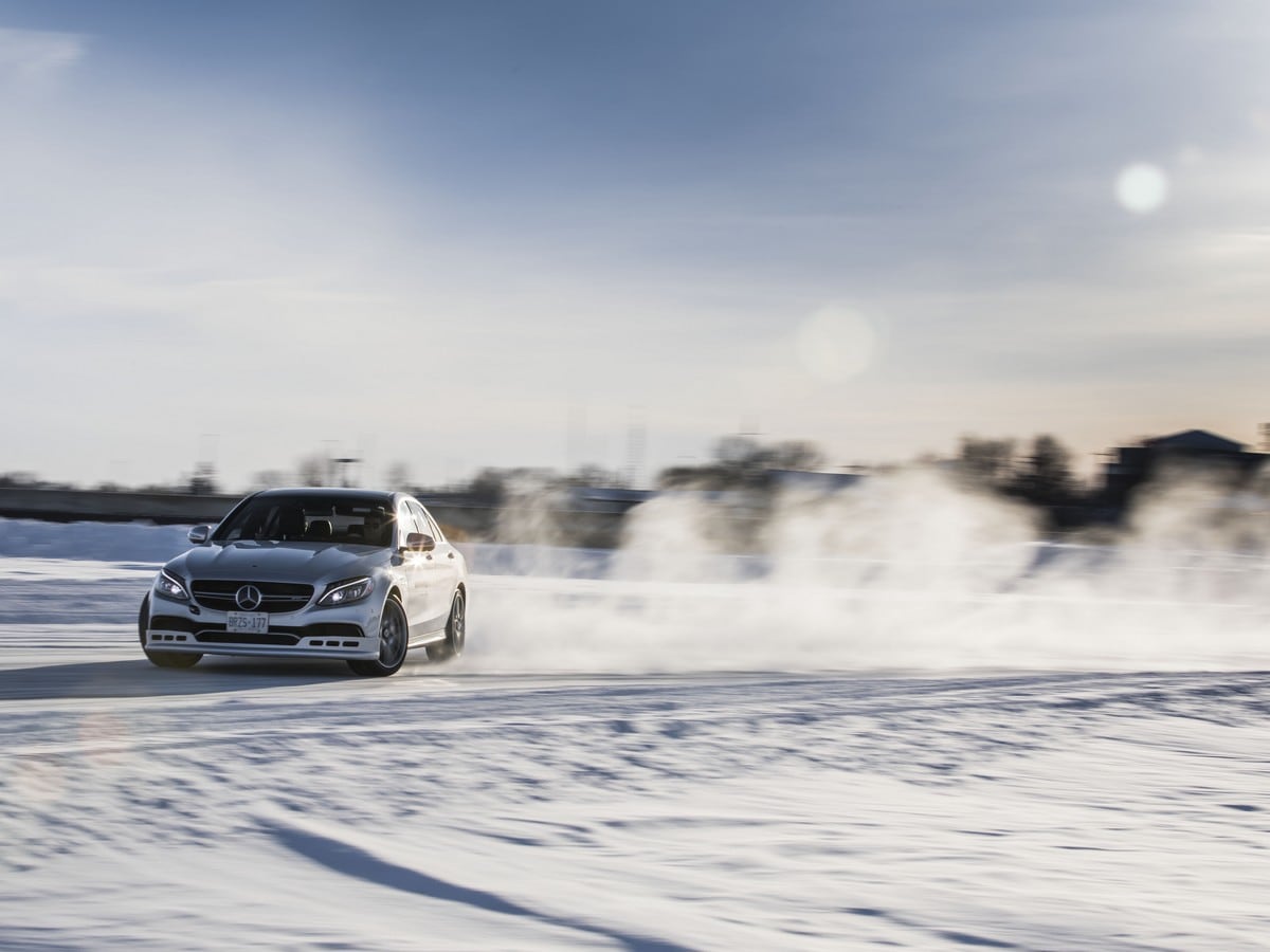 07 Mercedes Amg Winter Driving