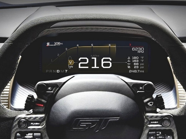 08 2017 Ford Gt Digital Instrument Cluster Sport Mode