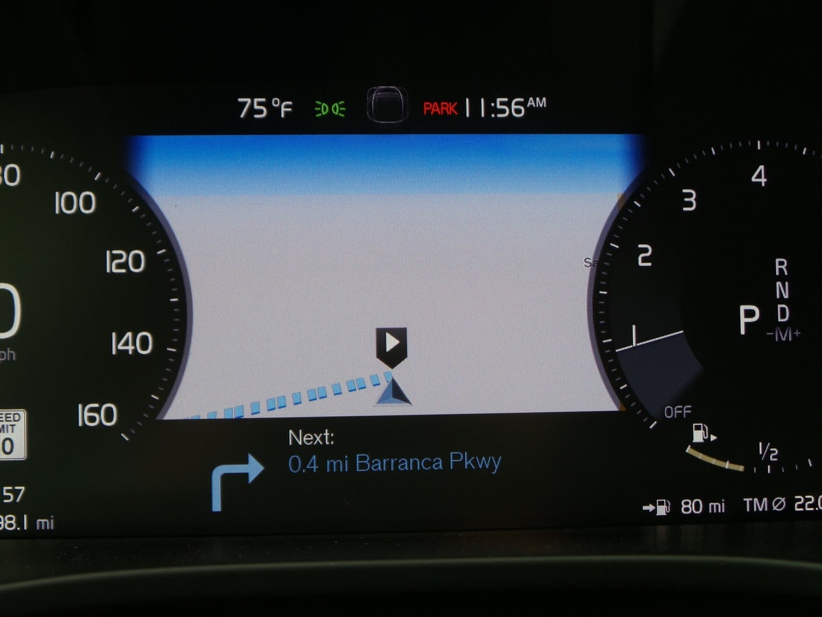 08 2019 Volvo XC40 Digital Dashboard