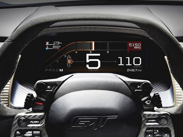 09 2017 Ford Gt Digital Instrument Cluster Sport Mode