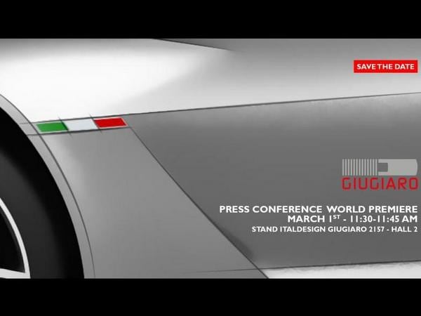 11 Giugiaro Italdesign Concept Teaser Geneva
