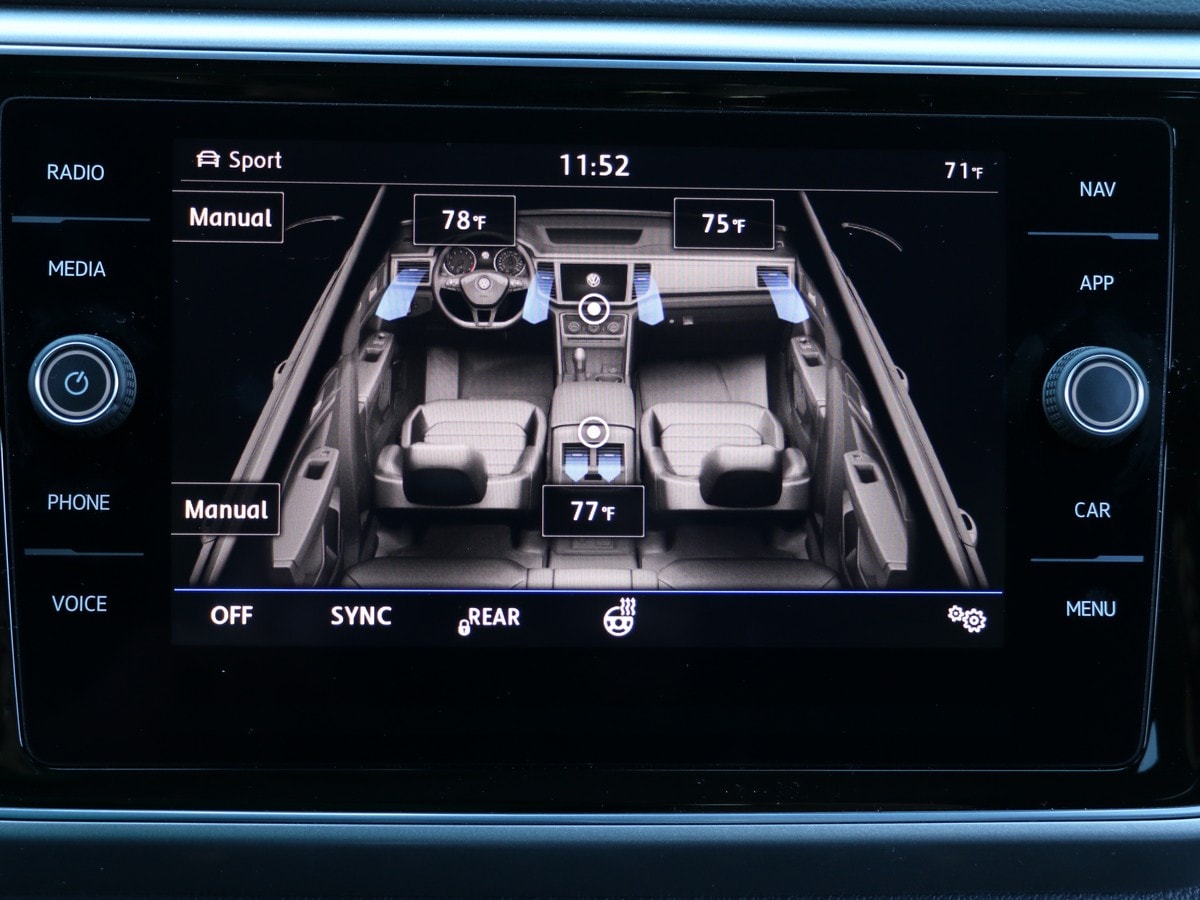 12 2018 Vw Atlas Heated Steering Wheel