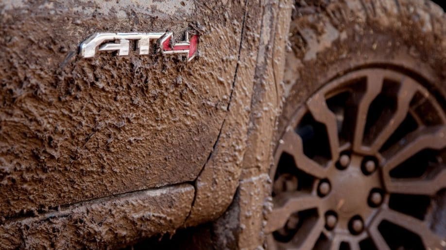 2020 GMC Sierra AT4 badge