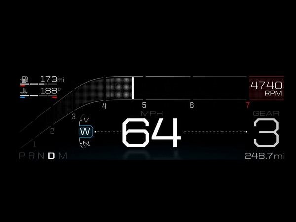 14 2017 Ford Gt Digital Instrument Cluster Wet Mode