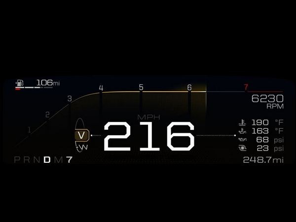 15 2017 Ford Gt Digital Instrument Cluster V Max Mode