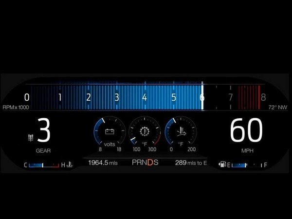 16 2018 Ford Mustang Digital Dash Display