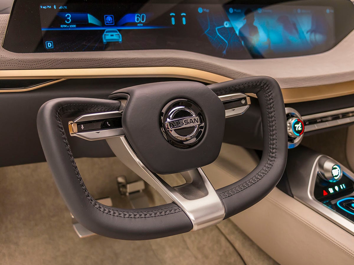 16 Nissan V Motion 2 Sedan Concept Interior KBB