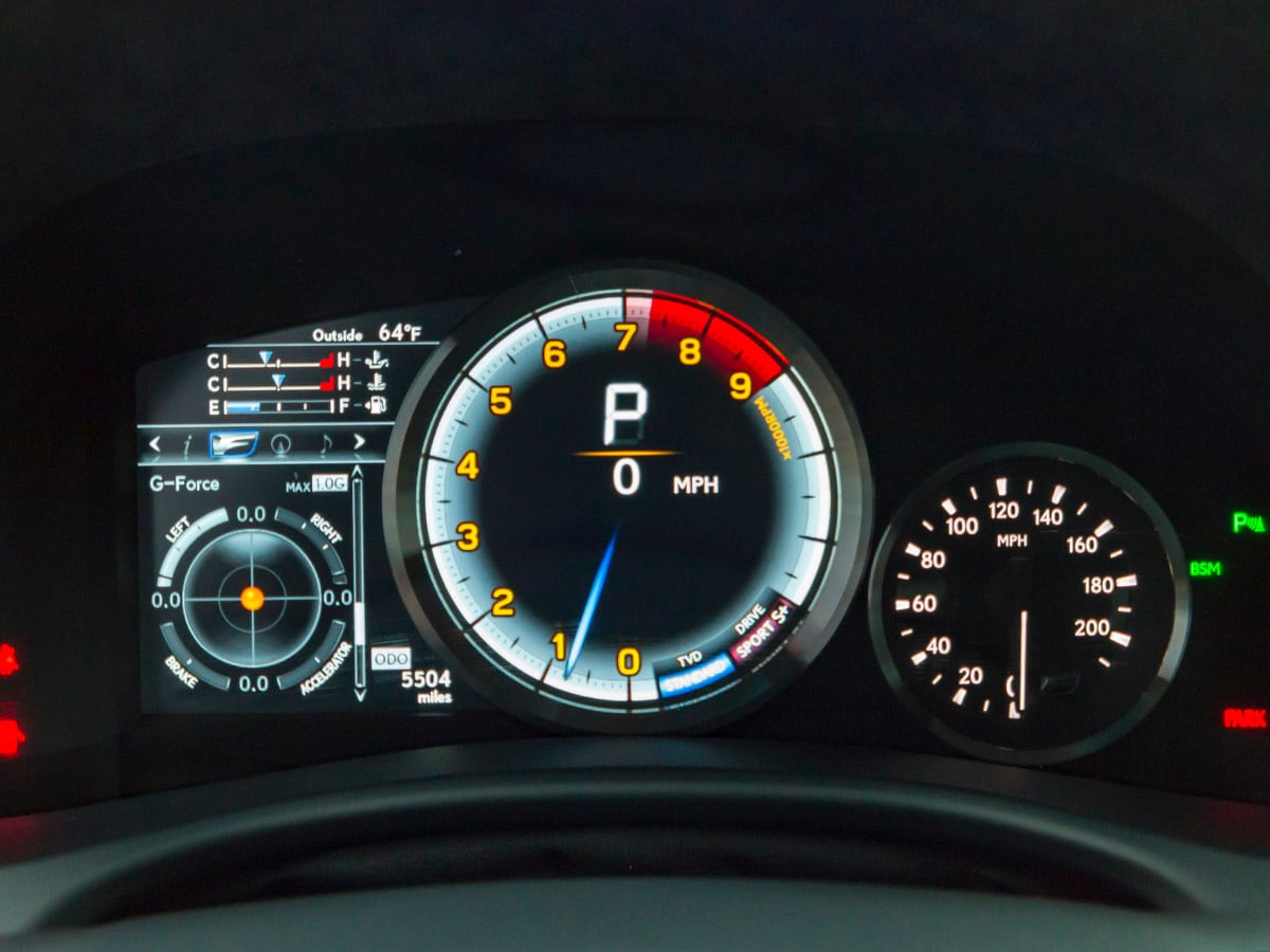 20 2016 Lexus GS F Interior