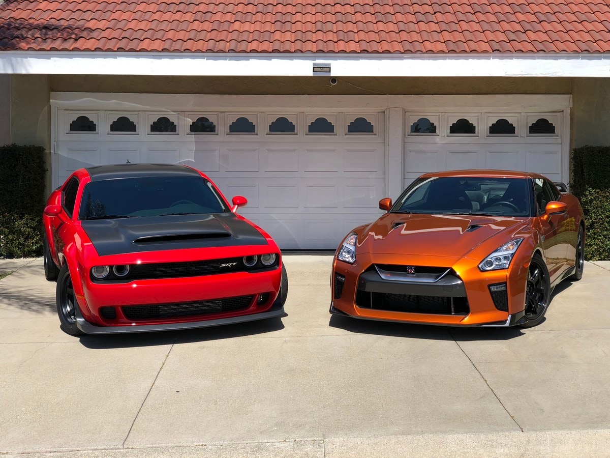 2018 Dodge Challener SRT Demon Nissan GTR Track Edition