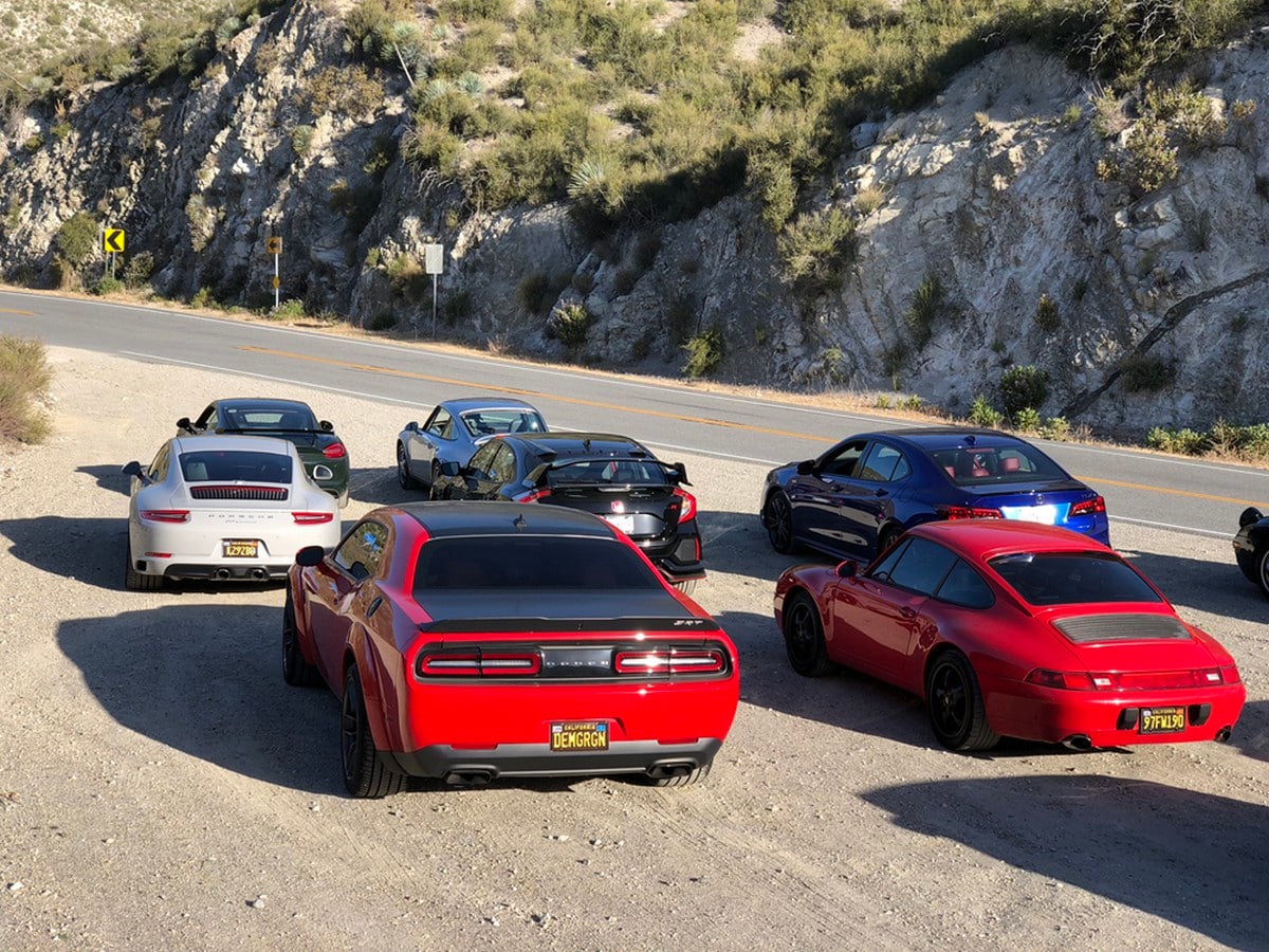 2018 Dodge Challenger SRT Demon Angeles Crest Highway