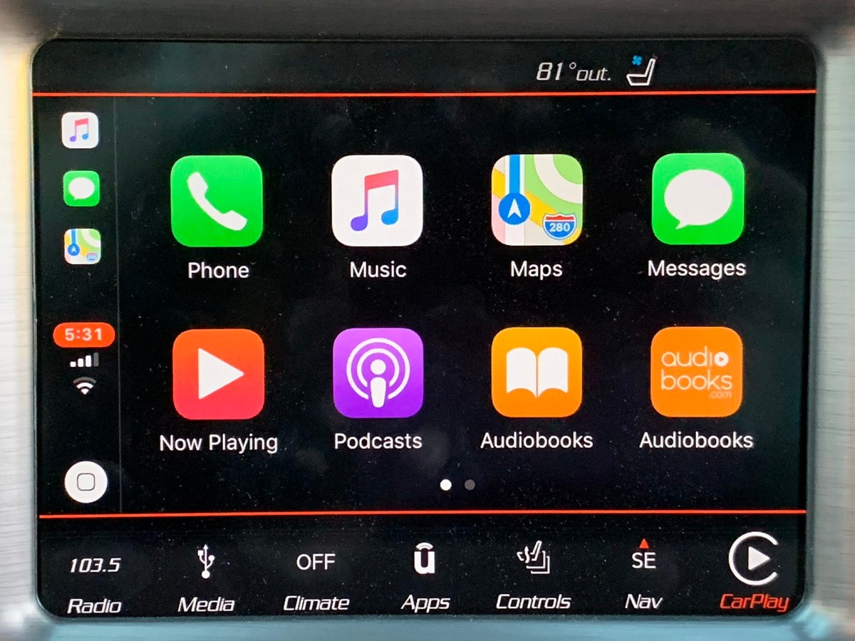 2018 Dodge Challenger SRT Demon Apple CarPlay