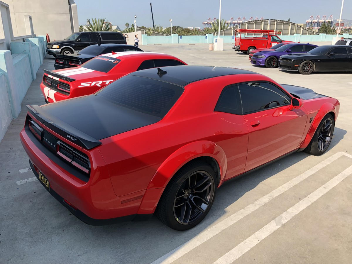 2018 Dodge Challenger SRT Demon Car Show Tor Red