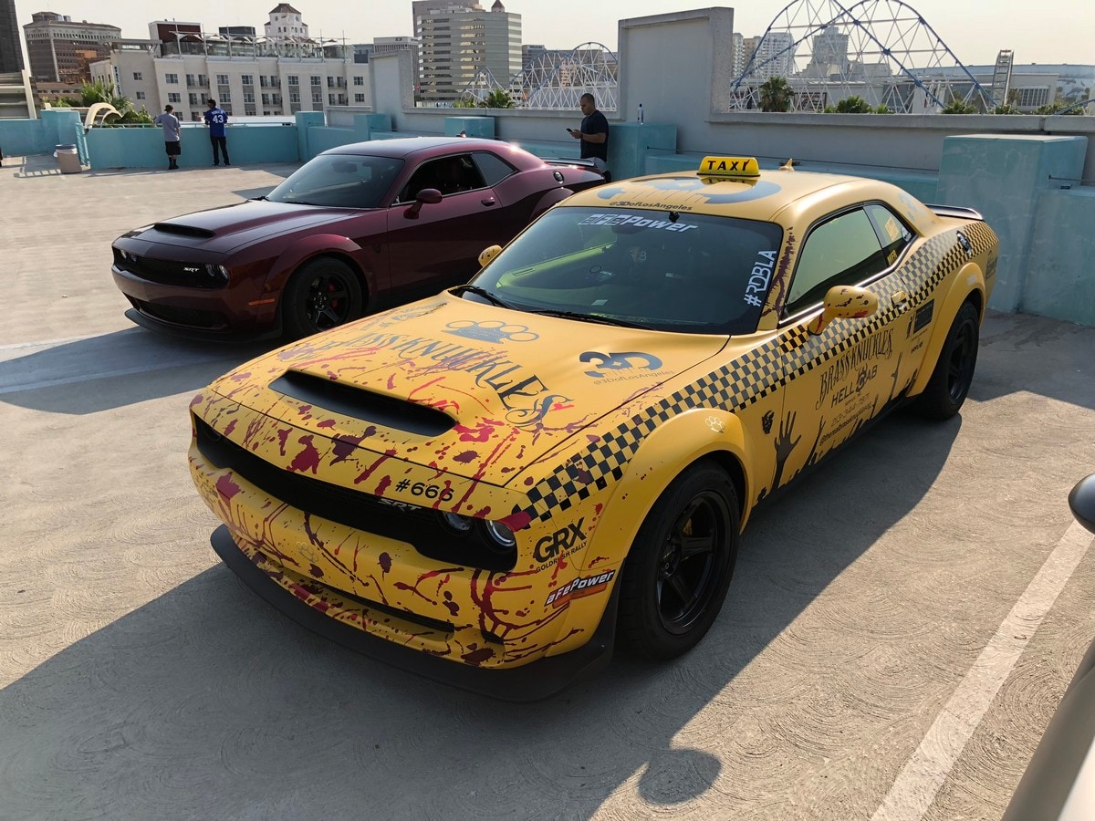 2018 Dodge Challenger SRT Demon Car Show Yellow
