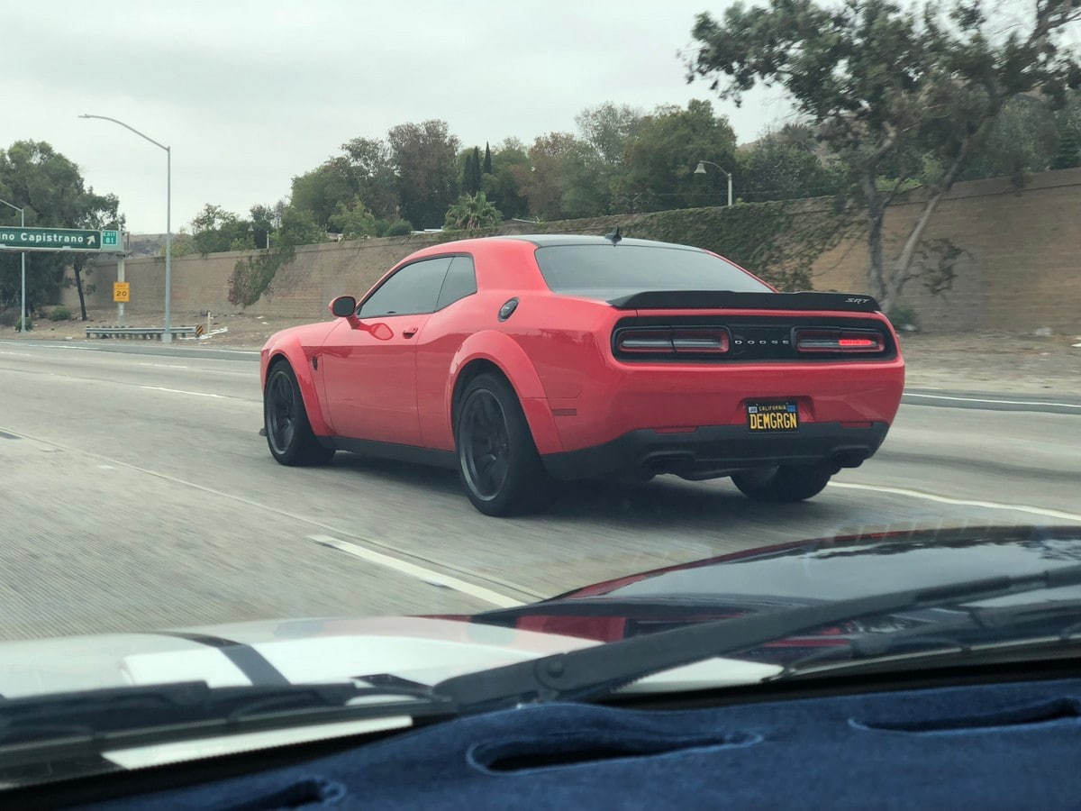 2018 Dodge Challenger SRT Demon Ford GT Driving