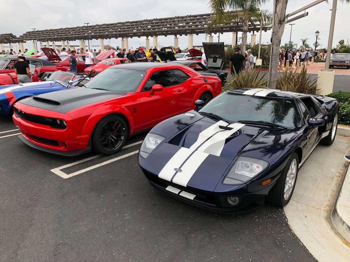 2018 Dodge Challenger SRT Demon Ford GT Front