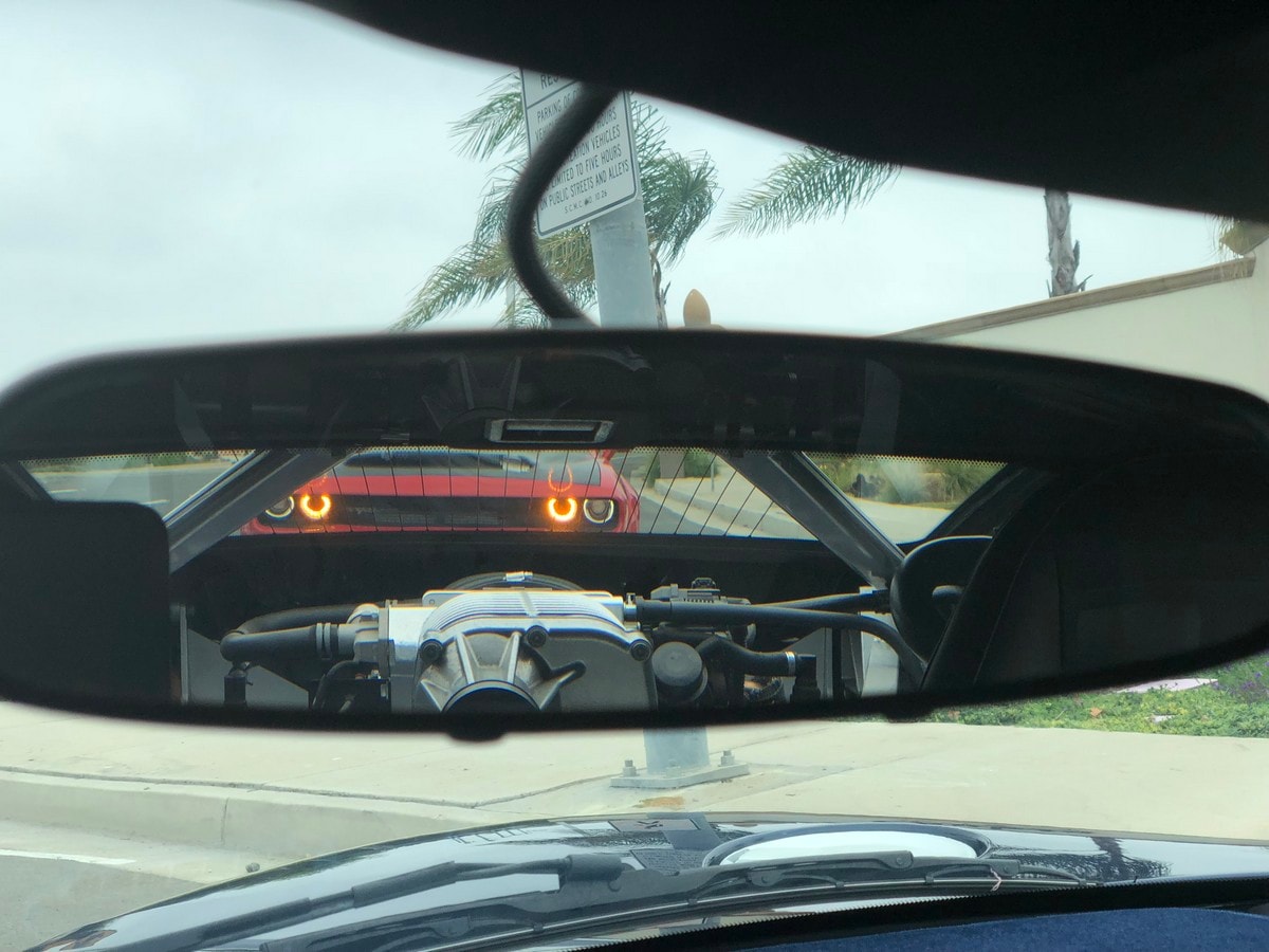 2018 Dodge Challenger SRT Demon Ford GT Rearview Mirror