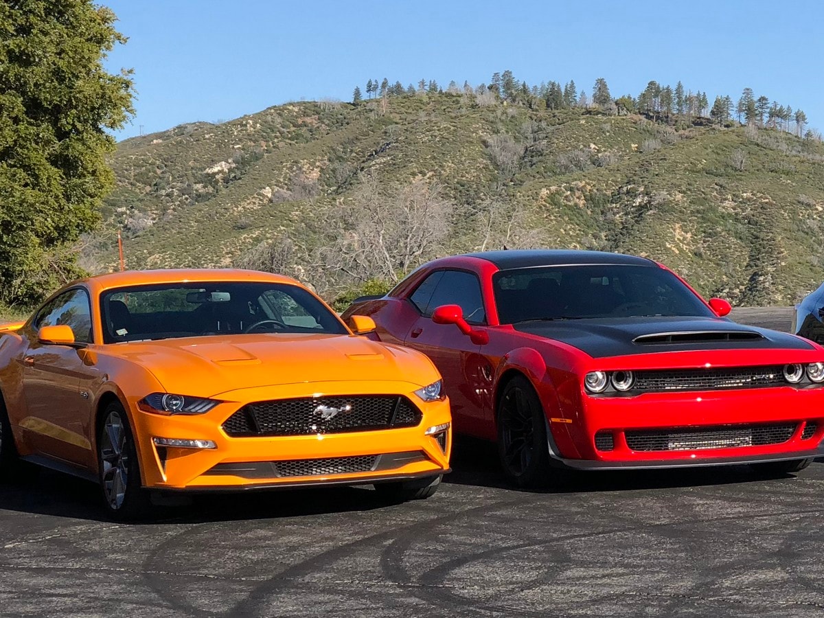 2018 Dodge Challenger SRT Demon Ford Mustang