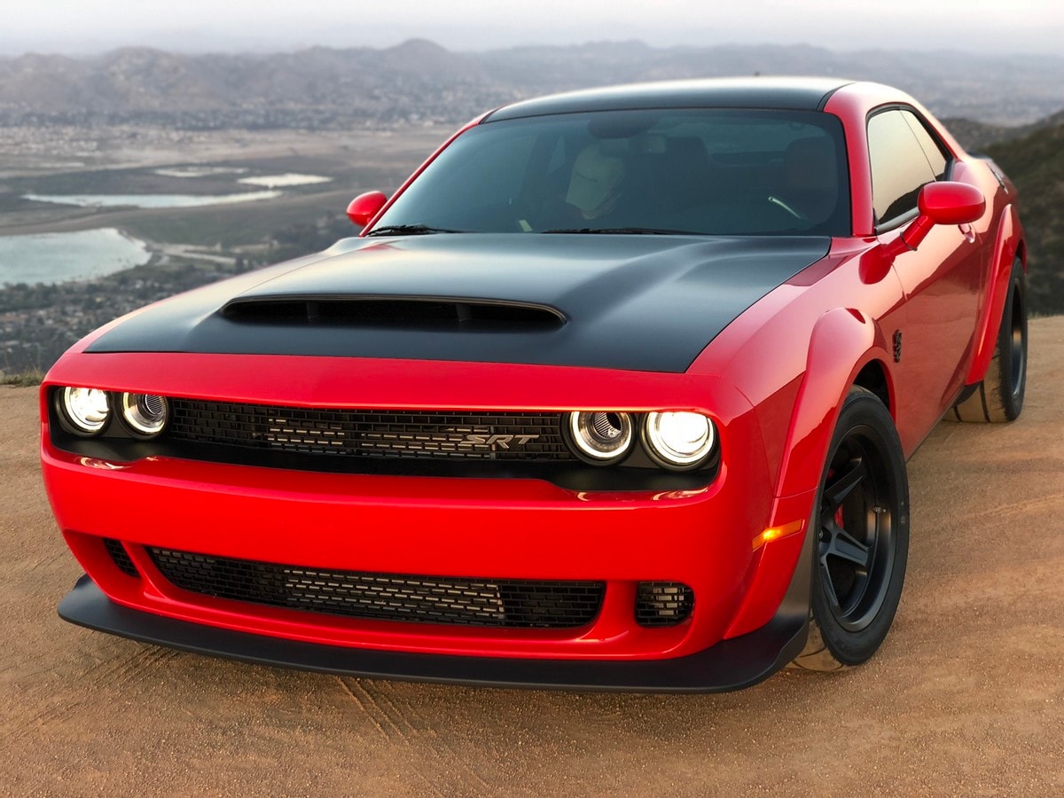 2018 Dodge Challenger SRT Demon Front Red Elsinore