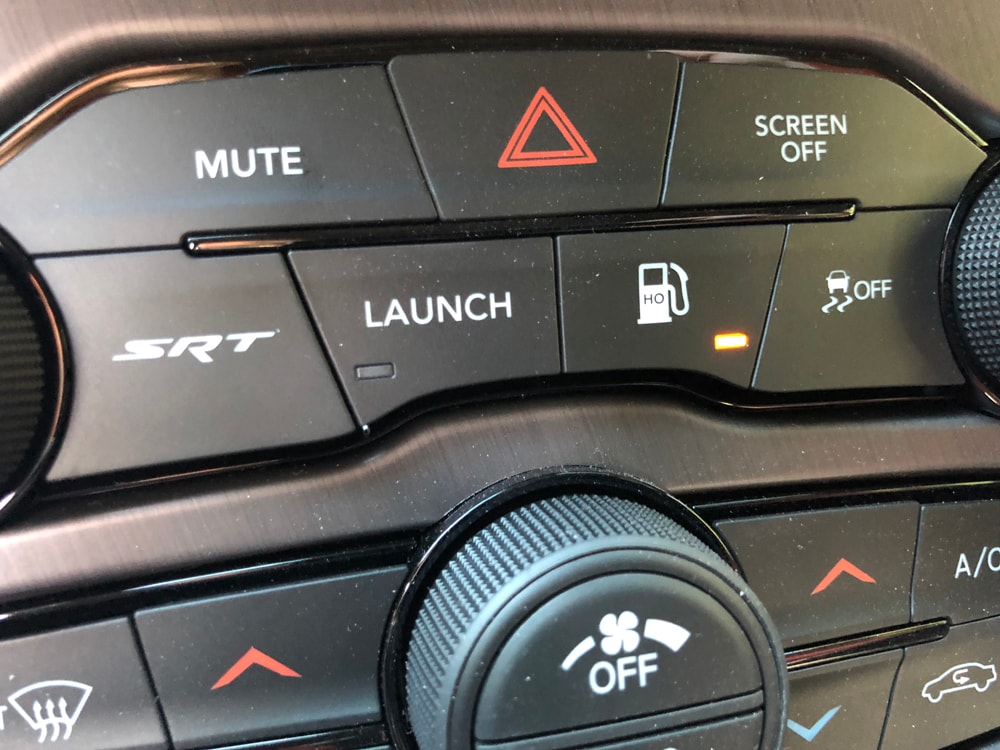 2018 Dodge Challenger SRT Demon High Output Button