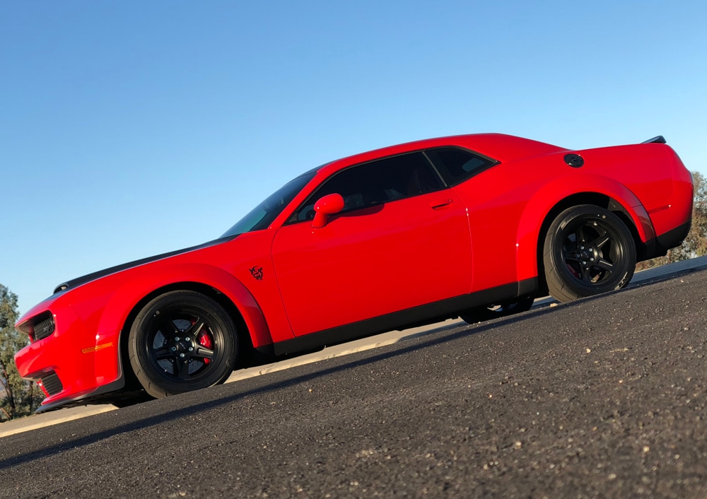 2018 Dodge Challenger SRT Demon Profile Red