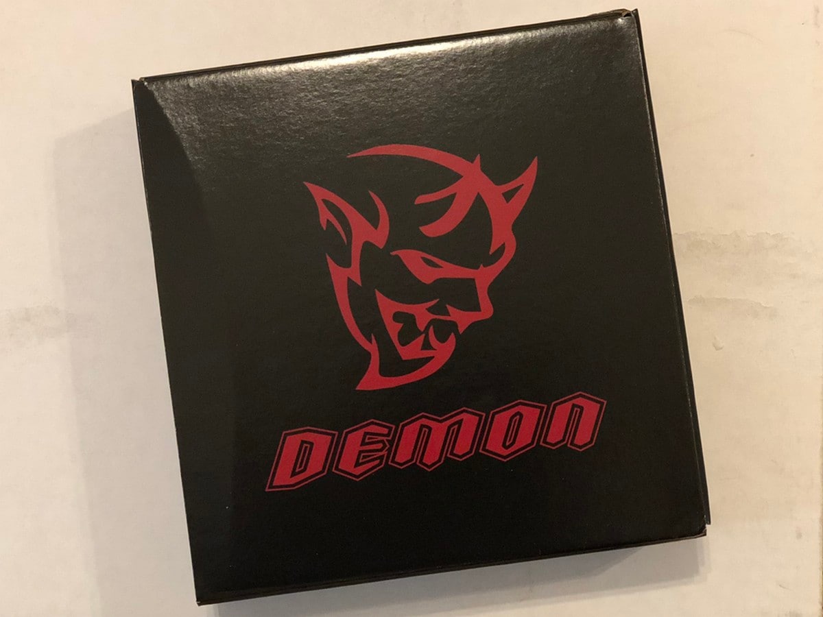 2018 Dodge Challenger SRT Demon Track Tech Manual Box