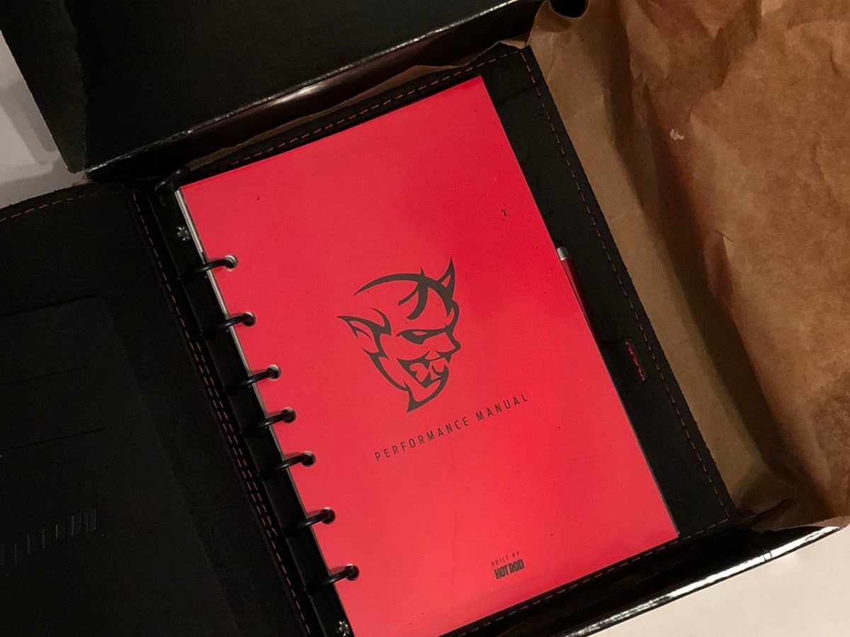 2018 Dodge Challenger SRT Demon Track Tech Manual