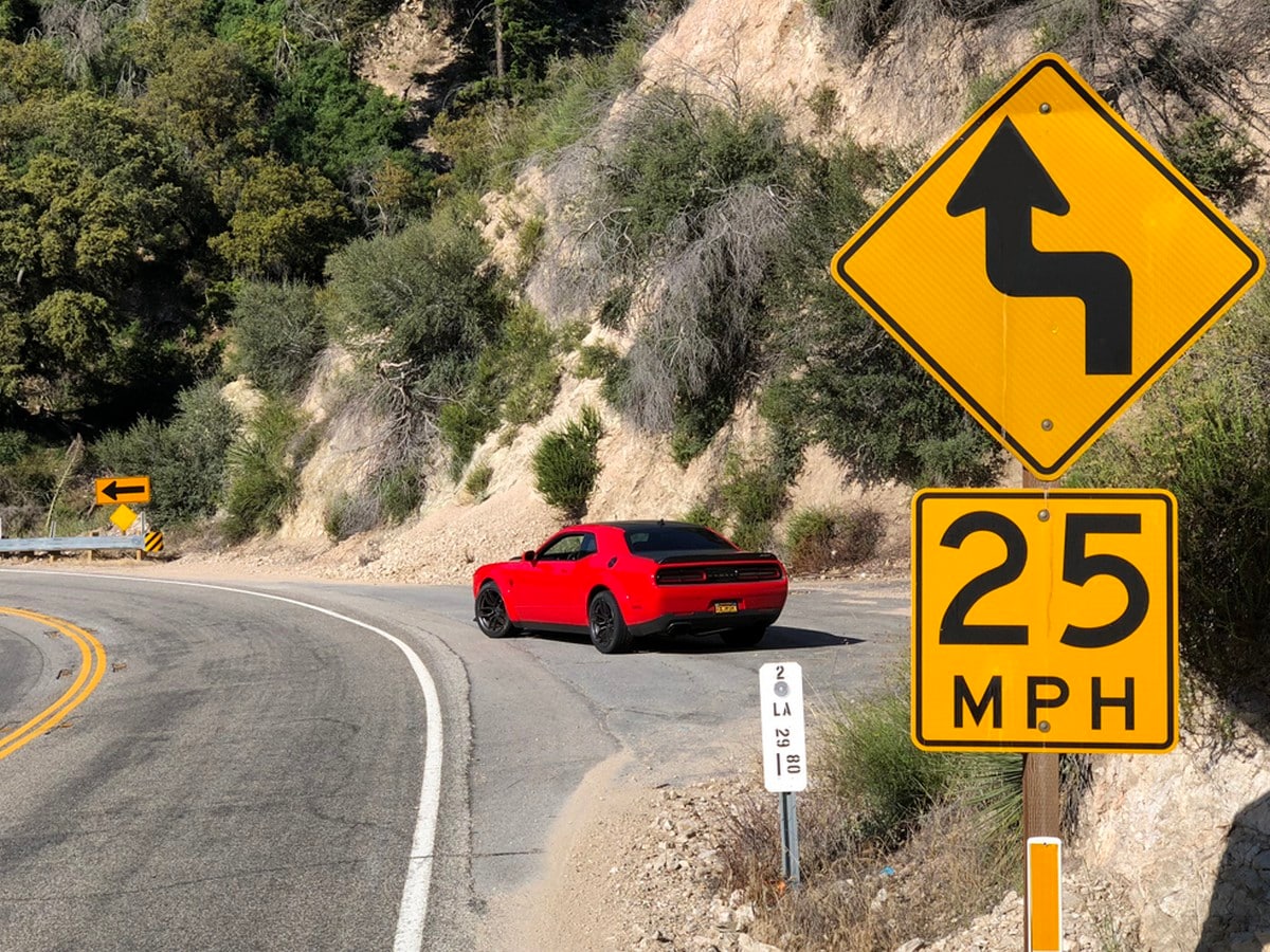 2018 Dodge Challenger SRT Demon Twisty Road