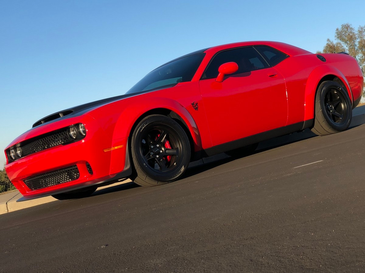 2018 Dodge Demon Clear Bra Front