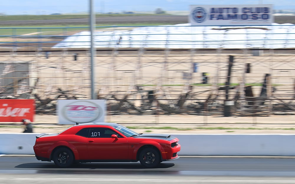2018 Dodge Demon Famoso Drag Racing