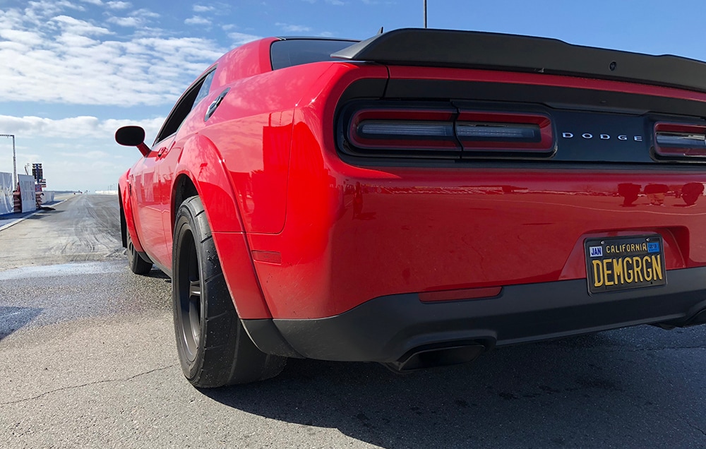 2018 Dodge Demon Starting Line Rear