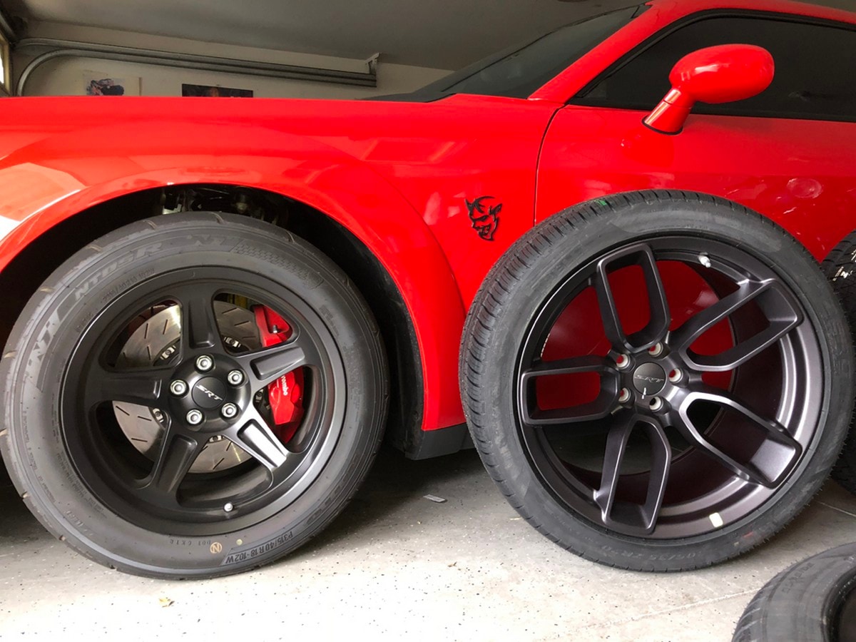 2018 Dodge Demon Street Tire Comparison