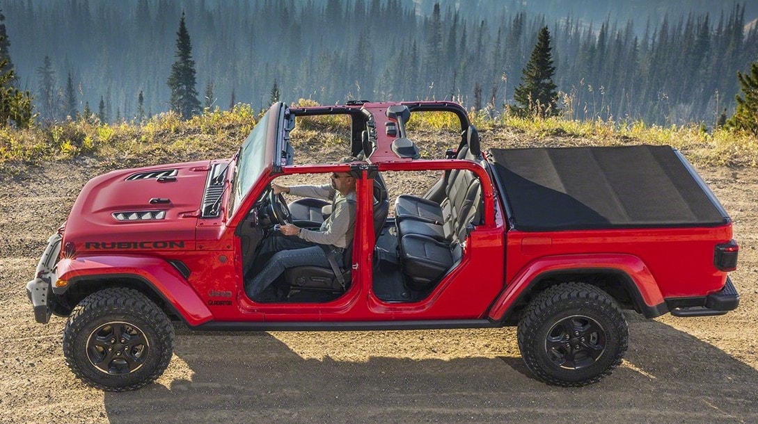 2020 Jeep Gladiator Removable Roof, Removable Doors,