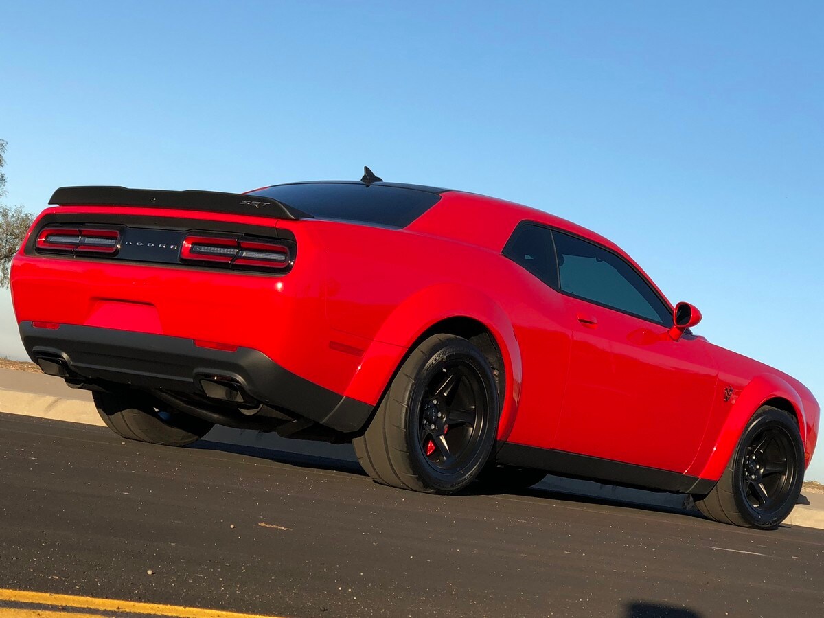 2a 2018 Dodge Demon Clear Bra Rear Crpd
