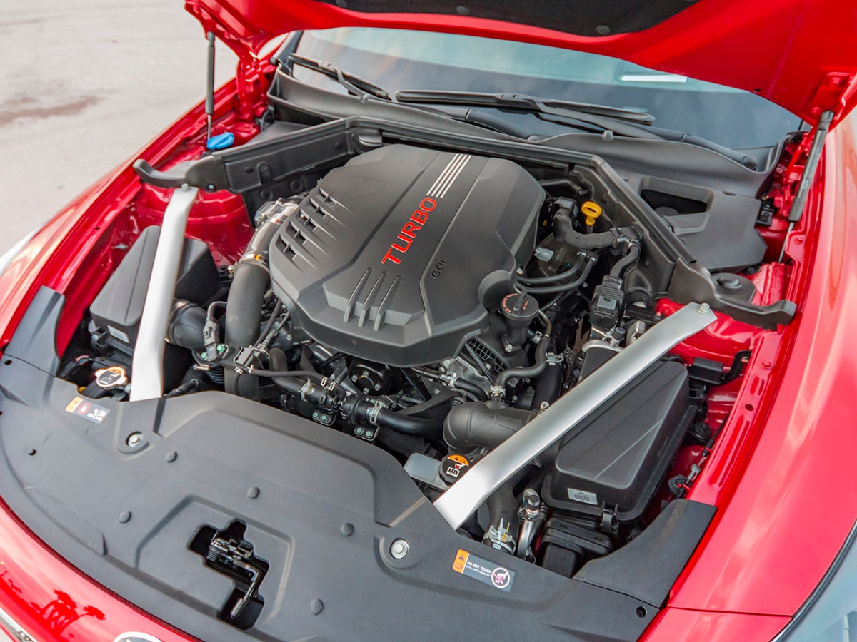 30 2018 Kia Stinger GT Engine KBB