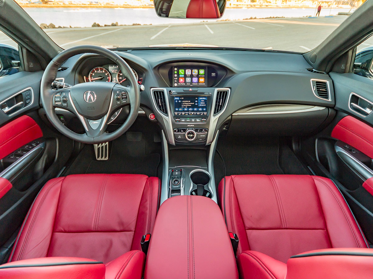 36 2018 Acura TLX A Spec Long Term Interior KBB