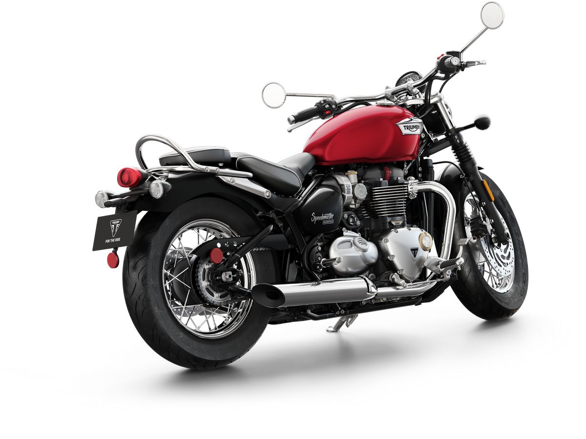 Speedmaster Rear 3 4 Cranberry Red