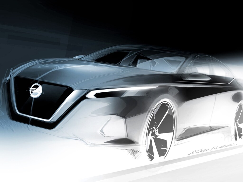 01 2019 Nissan Altima Design Sketch