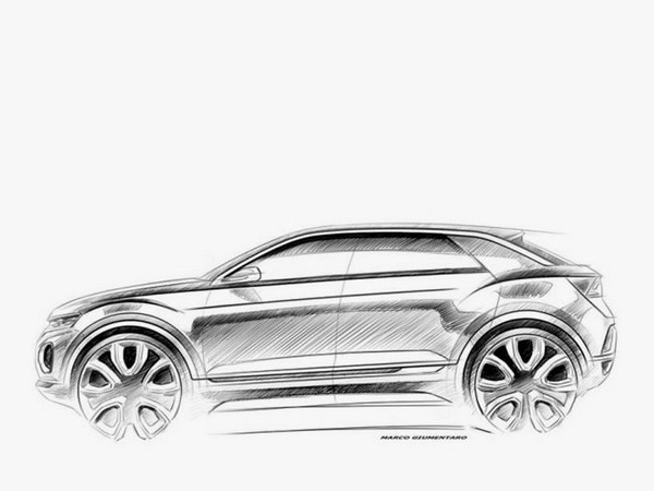 01 Volkswagen T Roc Teaser Sketch