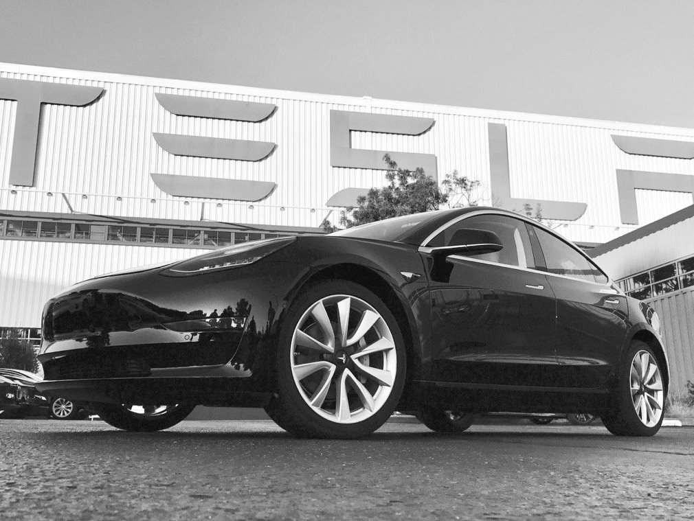 10 Tesla Model3 First Production Model