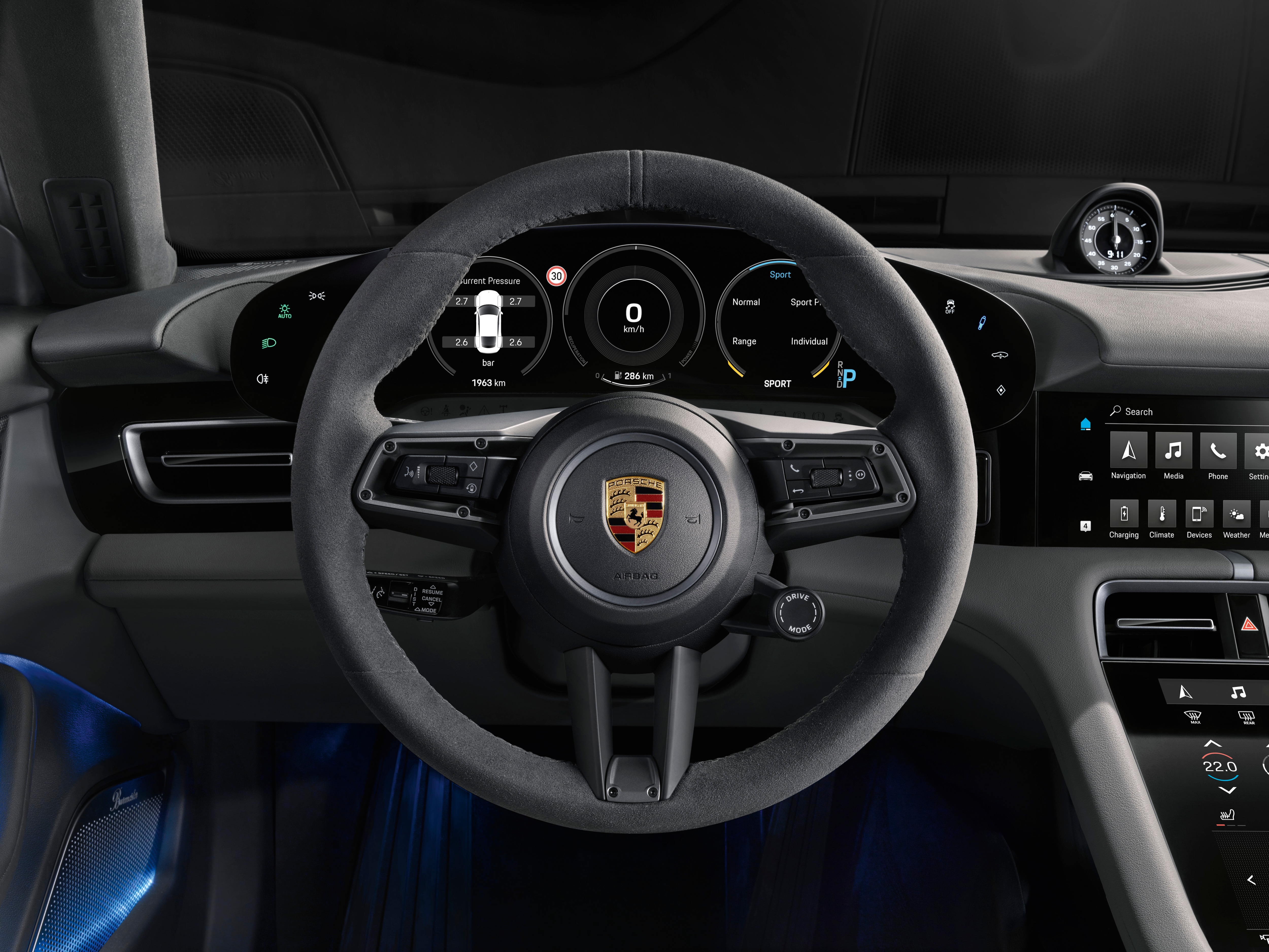 Porsche Taycan Electric Car 21
