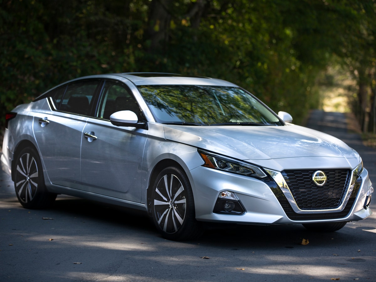 2020 Nissan Altima in silver.