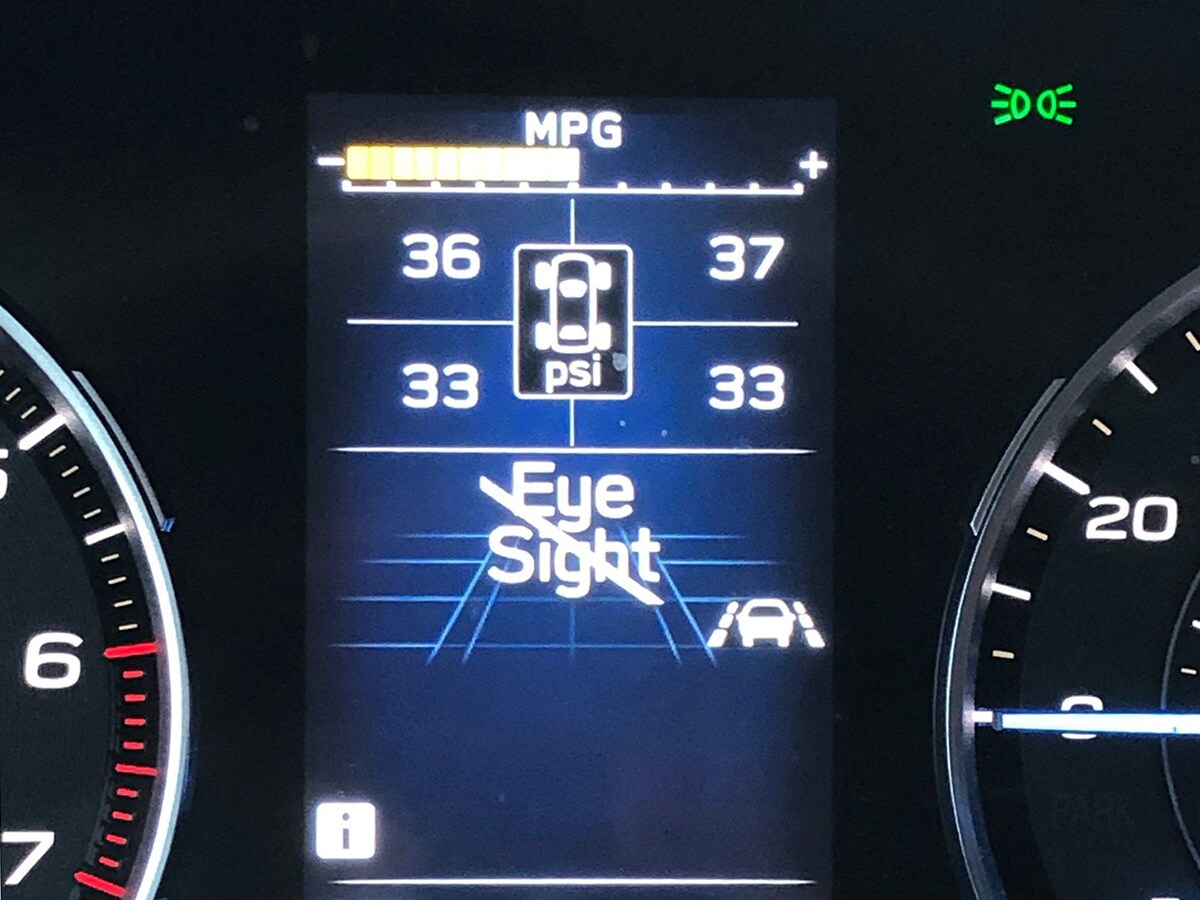 Subaru Ascent Check Engine Light Eyesight