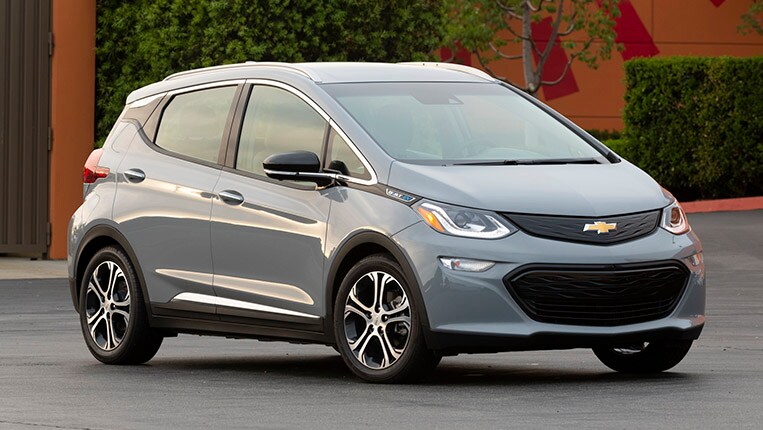 2020 Chevrolet Bolt EV in gray.