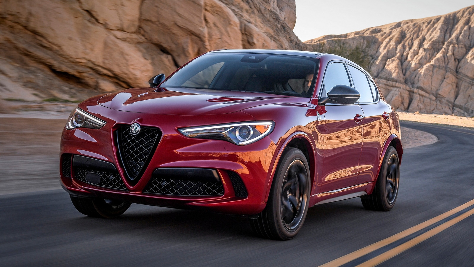 The Alfa Romeo Stelvio Quadrifoglio edition